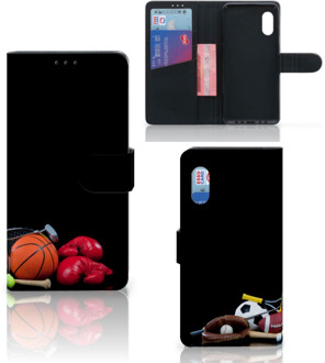 B2Ctelecom GSM Hoesje Samsung Xcover Pro Bookcover Ontwerpen Voetbal, Tennis, Boxing… Sports