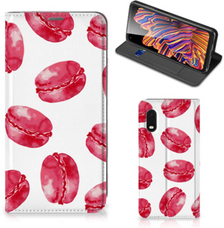 B2Ctelecom GSM Hoesje Samsung Xcover Pro Fotohoesje ontwerpen Pink Macarons