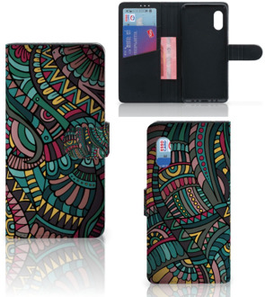 B2Ctelecom GSM Hoesje Samsung Xcover Pro Telefoontasje Aztec