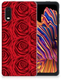 B2Ctelecom GSM Hoesje Samsung Xcover Pro TPU Bumper Red Roses