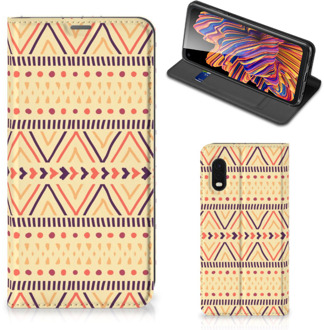 B2Ctelecom GSM Hoesje Samsung Xcover Pro Wallet Bookcase Aztec Yellow