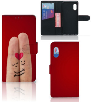 B2Ctelecom GSM Hoesje Samsung Xcover Pro Wallet Case Cadeau voor Vrouw Liefde