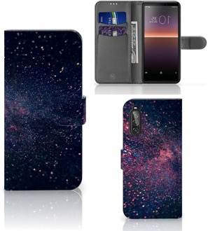 B2Ctelecom GSM Hoesje Sony Xperia 10 II Flip Cover Stars