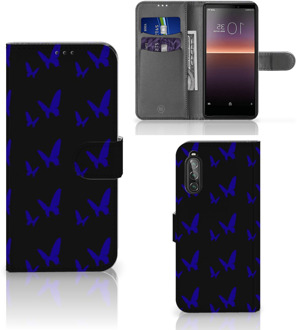 B2Ctelecom GSM Hoesje Sony Xperia 10 II Flipcase Vlinder Patroon