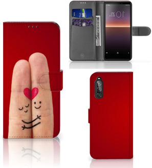 B2Ctelecom GSM Hoesje Sony Xperia 10 II Wallet Case Cadeau voor Vrouw Liefde