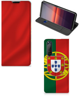 B2Ctelecom GSM Hoesje Sony Xperia 5 II Bookcase Portugese Vlag