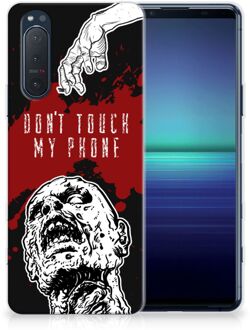 B2Ctelecom GSM Hoesje Sony Xperia 5II Back Case TPU Siliconen Hoesje Zombie Blood