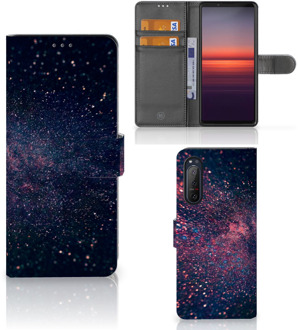 B2Ctelecom GSM Hoesje Sony Xperia 5II Flip Cover Stars