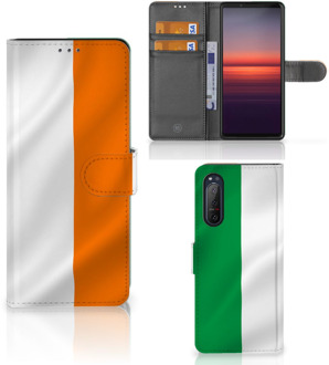 B2Ctelecom GSM Hoesje Sony Xperia 5II Telefoonhoesje met Pasjeshouder Ierland