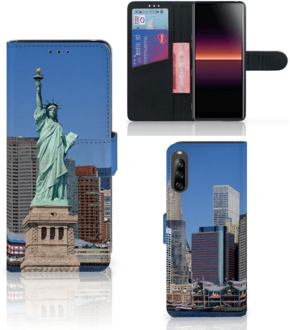 B2Ctelecom GSM Hoesje Sony Xperia L4 Beschermhoesje met foto Vrijheidsbeeld