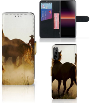 B2Ctelecom GSM Hoesje Sony Xperia L4 Bookcase Cowboy