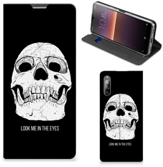 B2Ctelecom GSM Hoesje Sony Xperia L4 Bookcase Skull Eyes