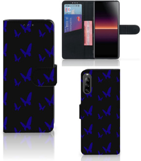 B2Ctelecom GSM Hoesje Sony Xperia L4 Flipcase Vlinder Patroon