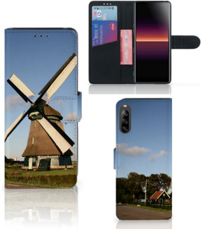 B2Ctelecom GSM Hoesje Sony Xperia L4 Mobiel Bookcase Molen