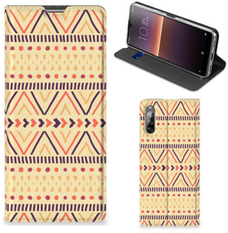 B2Ctelecom GSM Hoesje Sony Xperia L4 Wallet Bookcase Aztec Yellow