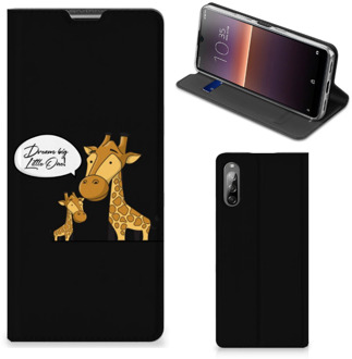 B2Ctelecom GSM Hoesje Sony Xperia L4 Wallet Case Giraffe