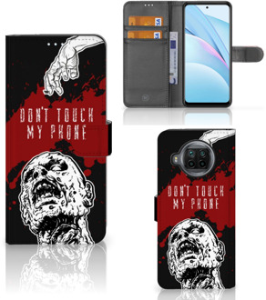 B2Ctelecom GSM Hoesje Xiaomi Mi 10T Lite Book Case met Pasjeshouder Zombie Blood