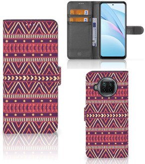 B2Ctelecom GSM Hoesje Xiaomi Mi 10T Lite Bookcase Aztec Purple