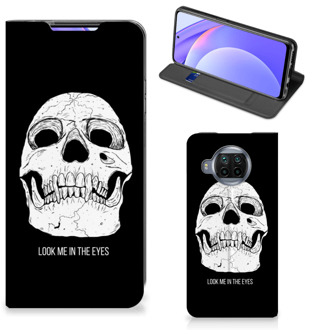 B2Ctelecom GSM Hoesje Xiaomi Mi 10T Lite Bookcase Skull Eyes