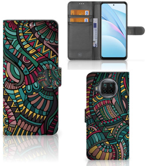 B2Ctelecom GSM Hoesje Xiaomi Mi 10T Lite Flip Case Aztec