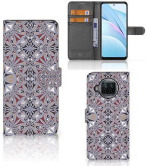 B2Ctelecom GSM Hoesje Xiaomi Mi 10T Lite Flipcover Flower Tiles