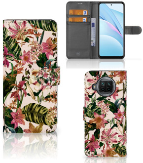 B2Ctelecom GSM Hoesje Xiaomi Mi 10T Lite Fotohoesje ontwerpen Flowers