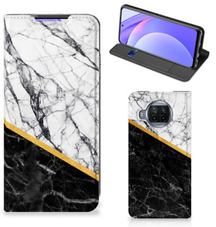 B2Ctelecom GSM Hoesje Xiaomi Mi 10T Lite Mobiel Case Marble White Black