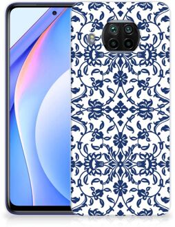 B2Ctelecom GSM Hoesje Xiaomi Mi 10T Lite Trendy Telefoonhoesjes Flower Blue