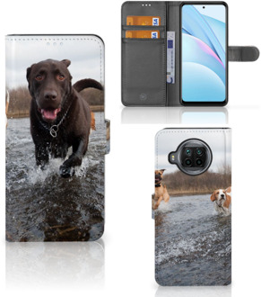 B2Ctelecom GSM Hoesje Xiaomi Mi 10T Lite Wallet Book Case Honden Labrador