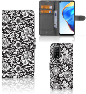 B2Ctelecom GSM Hoesje Xiaomi Mi 10T Pro | Mi 10T Beschermhoes Black Flowers