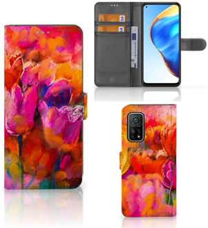 B2Ctelecom GSM Hoesje Xiaomi Mi 10T Pro | Mi 10T Cover met Tekst Tulips