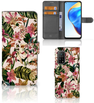 B2Ctelecom GSM Hoesje Xiaomi Mi 10T Pro | Mi 10T Fotohoesje ontwerpen Flowers