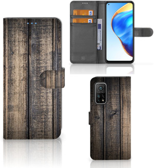 B2Ctelecom GSM Hoesje Xiaomi Mi 10T Pro | Mi 10T Leuk Case Cadeau voor Mannen Steigerhout