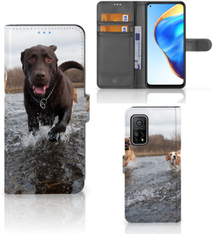 B2Ctelecom GSM Hoesje Xiaomi Mi 10T Pro | Mi 10T Wallet Book Case Honden Labrador