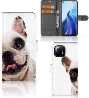 B2Ctelecom GSM Hoesje Xiaomi Mi 11 Bookstyle Case Franse Bulldog