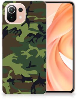 B2Ctelecom GSM Hoesje Xiaomi Mi 11 Lite Smartphonehoesje Camouflage