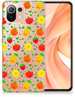 B2Ctelecom GSM Hoesje Xiaomi Mi 11 Lite TPU Bumper Doorzichtig Fruits