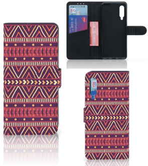 B2Ctelecom GSM Hoesje Xiaomi Mi 9 Bookcase Aztec Purple