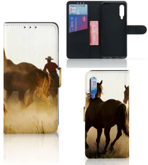 B2Ctelecom GSM Hoesje Xiaomi Mi 9 Bookcase Cowboy