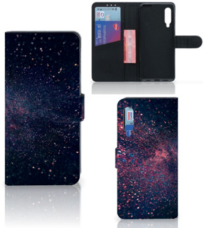 B2Ctelecom GSM Hoesje Xiaomi Mi 9 Flip Cover Stars