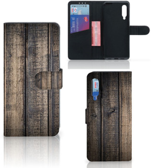 B2Ctelecom GSM Hoesje Xiaomi Mi 9 Leuk Case Cadeau voor Mannen Steigerhout