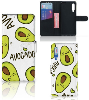 B2Ctelecom GSM Hoesje Xiaomi Mi 9 Mobiel Bookcase Valentijn Cadeautje Haar Avocado Singing