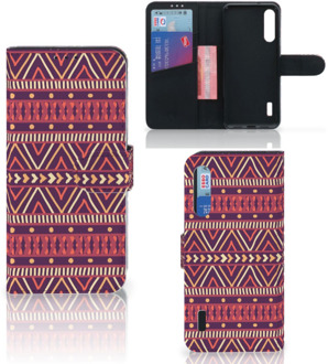 B2Ctelecom GSM Hoesje Xiaomi Mi A3 Bookcase Aztec Purple