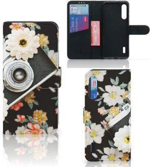 B2Ctelecom GSM Hoesje Xiaomi Mi A3 Bookcover Vintage Camera