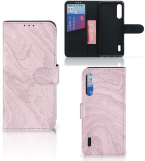 B2Ctelecom GSM Hoesje Xiaomi Mi A3 Flip Case Marble Pink