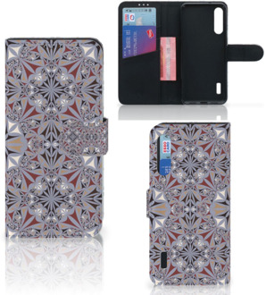 B2Ctelecom GSM Hoesje Xiaomi Mi A3 Flipcover Flower Tiles