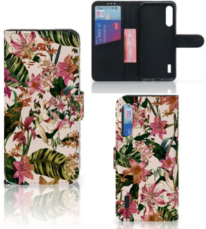 B2Ctelecom GSM Hoesje Xiaomi Mi A3 Fotohoesje ontwerpen Flowers