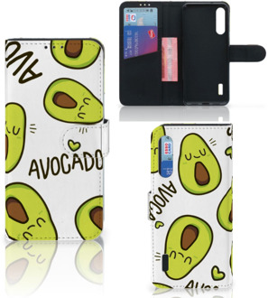 B2Ctelecom GSM Hoesje Xiaomi Mi A3 Mobiel Bookcase Valentijn Cadeautje Haar Avocado Singing