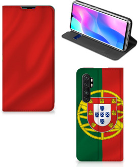 B2Ctelecom GSM Hoesje Xiaomi Mi Note 10 Lite Bookcase Portugese Vlag