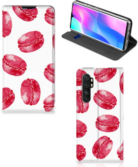 B2Ctelecom GSM Hoesje Xiaomi Mi Note 10 Lite Fotohoesje ontwerpen Pink Macarons